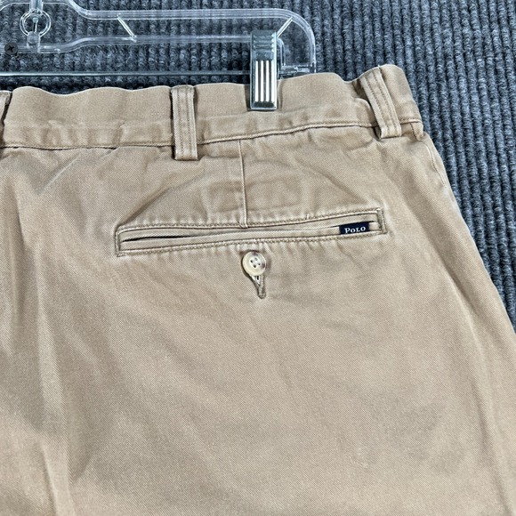Polo Ralph Lauren Chino Pants Mens 38x32 Beige Classic Fit Casual Golf Outdoor - Picture 14 of 16